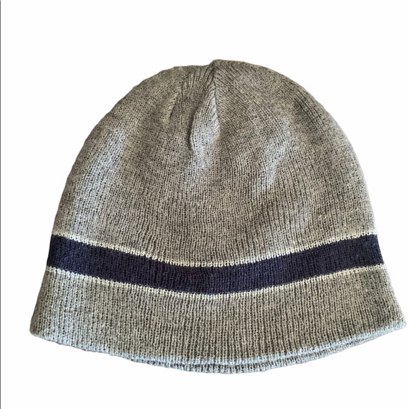 2- New Winter Beanie Hats fits 1 Sz Gray Blue - Picture 1 of 4